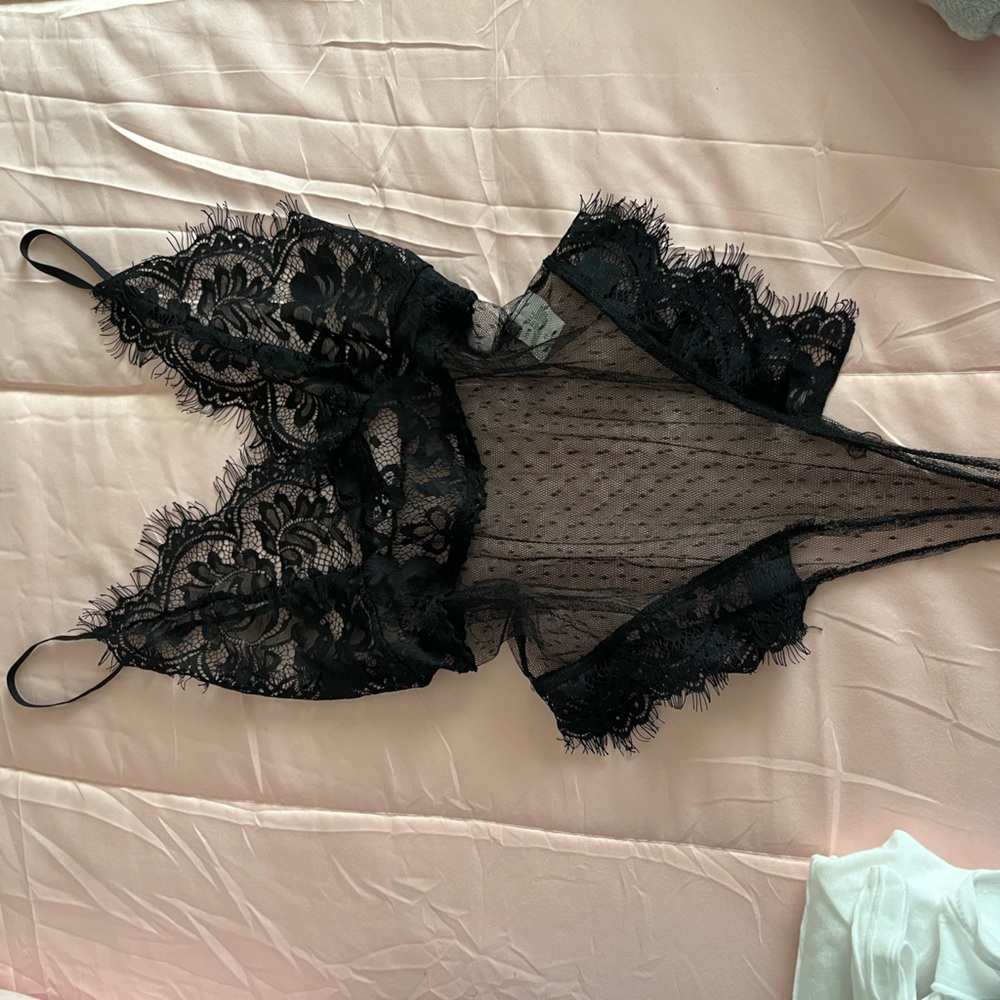 Lace Blk Bodysuit